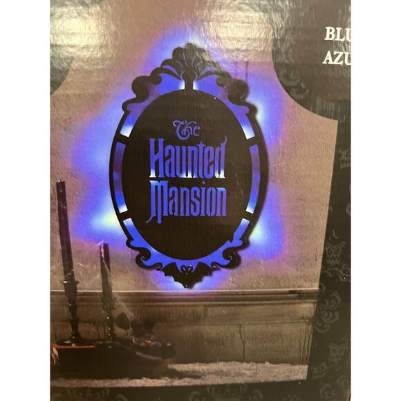 Haunted Mansion Moon Lit Wall decor Gemmy - Picture 2 of 6